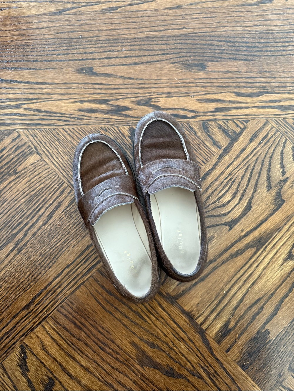 Brown Women's Penny Loafers - Classic Everyday Flats